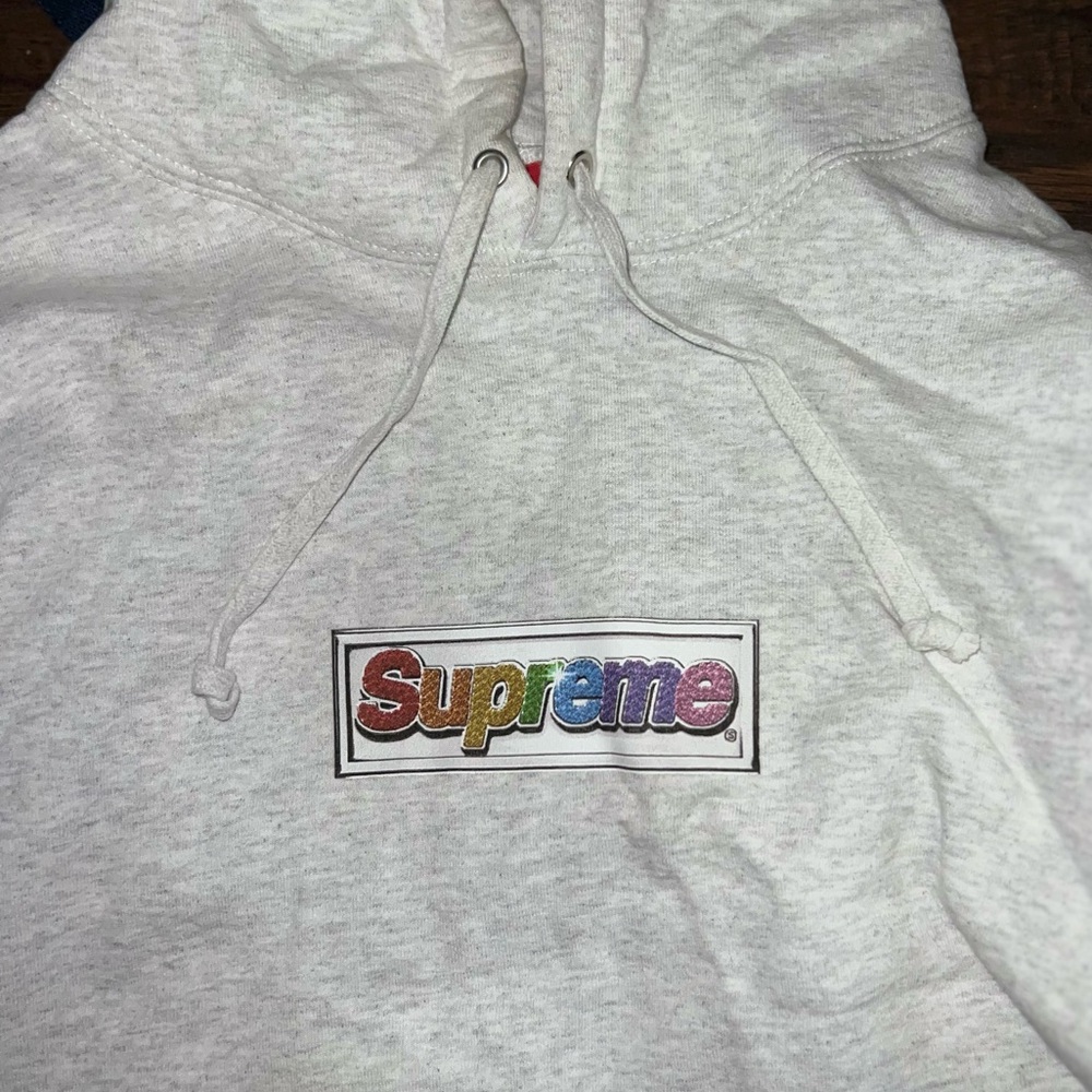 DS, 2022 Supreme Bling Bogo hoodie, sz XL